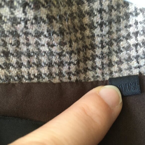 Vintage Les Temps des Cerises Ladies Tweed Blazer Size Medium (Petite-frame) - Picture 5 of 5